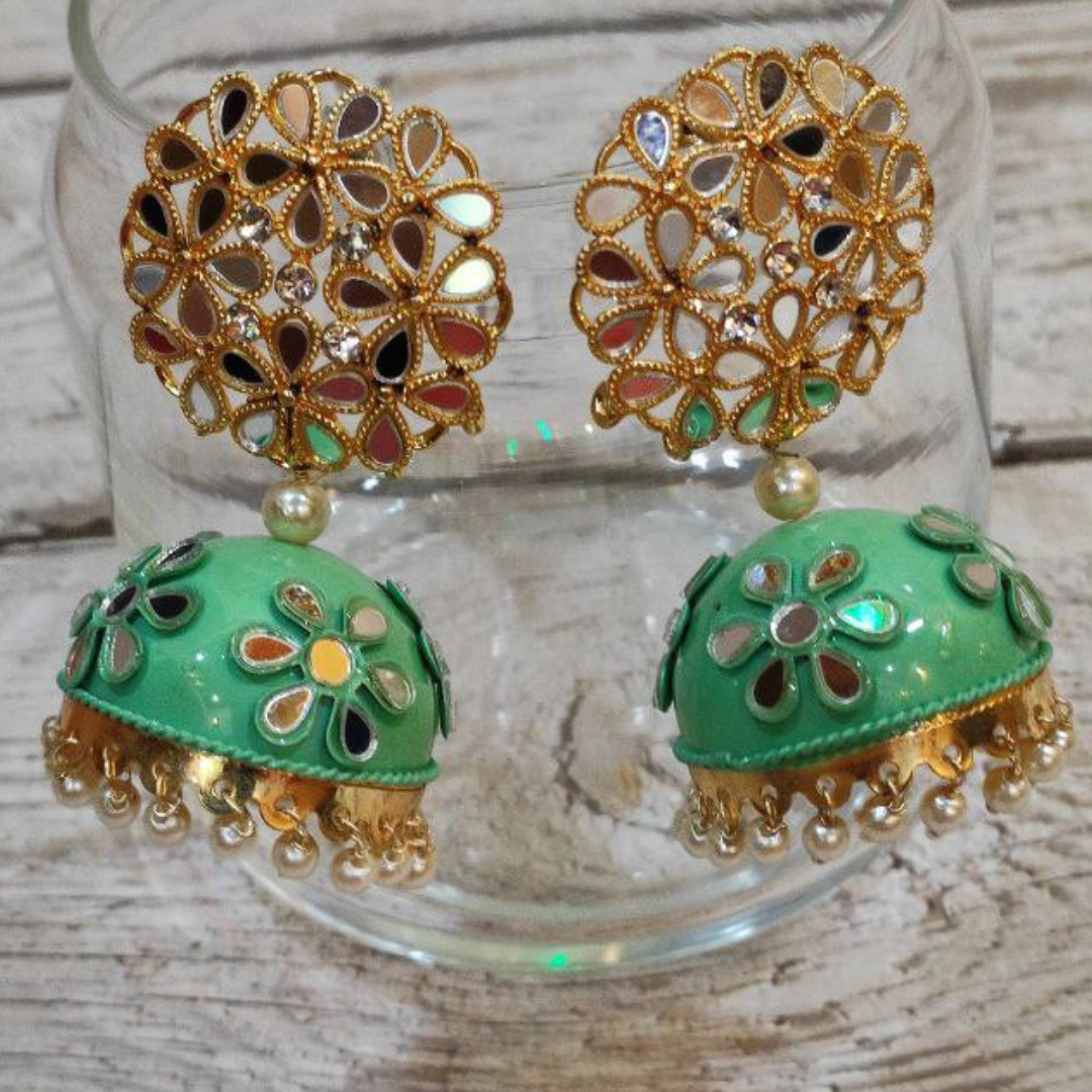 JAGMAG MINT-GREEN EARRING