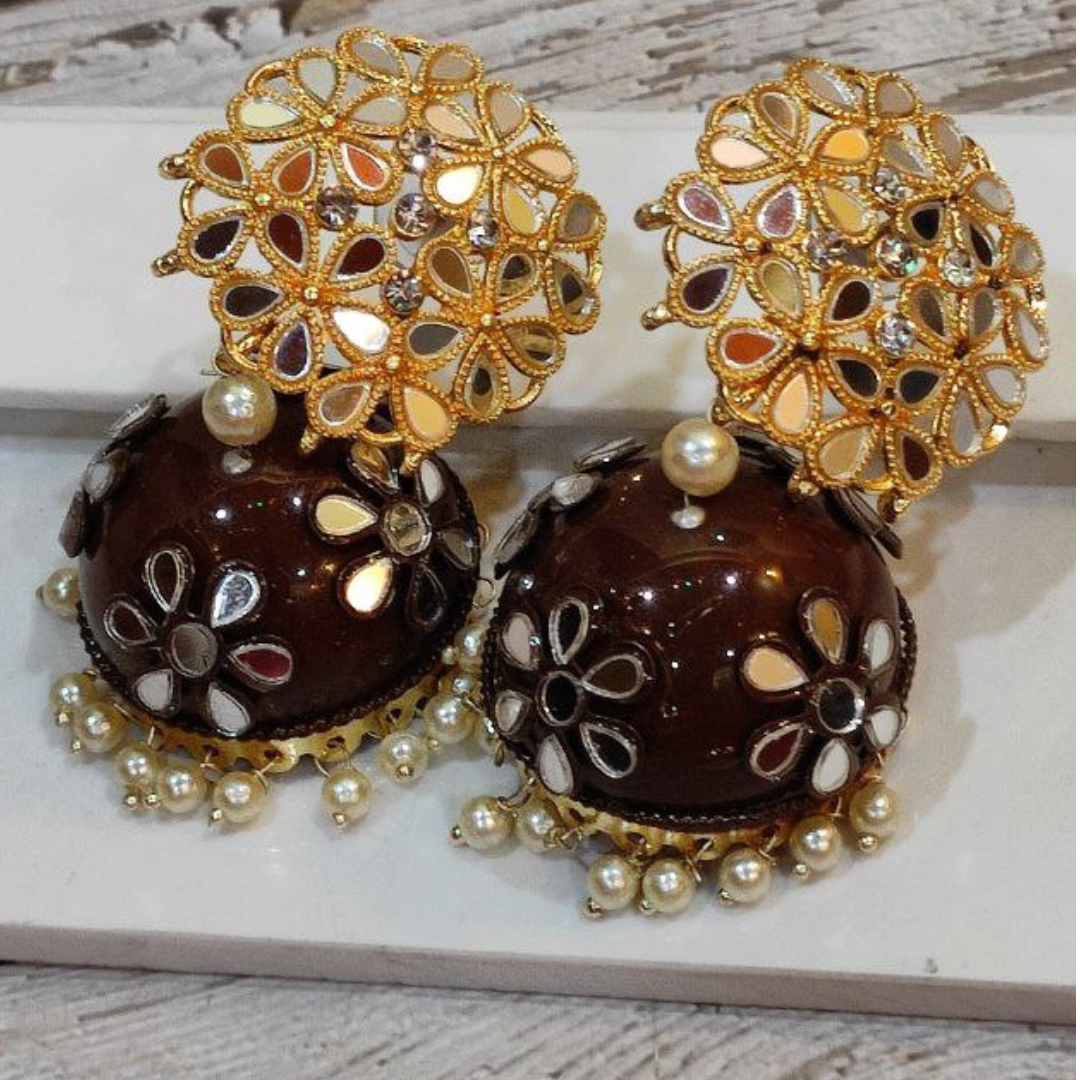 JAGMAG BROWN EARRING