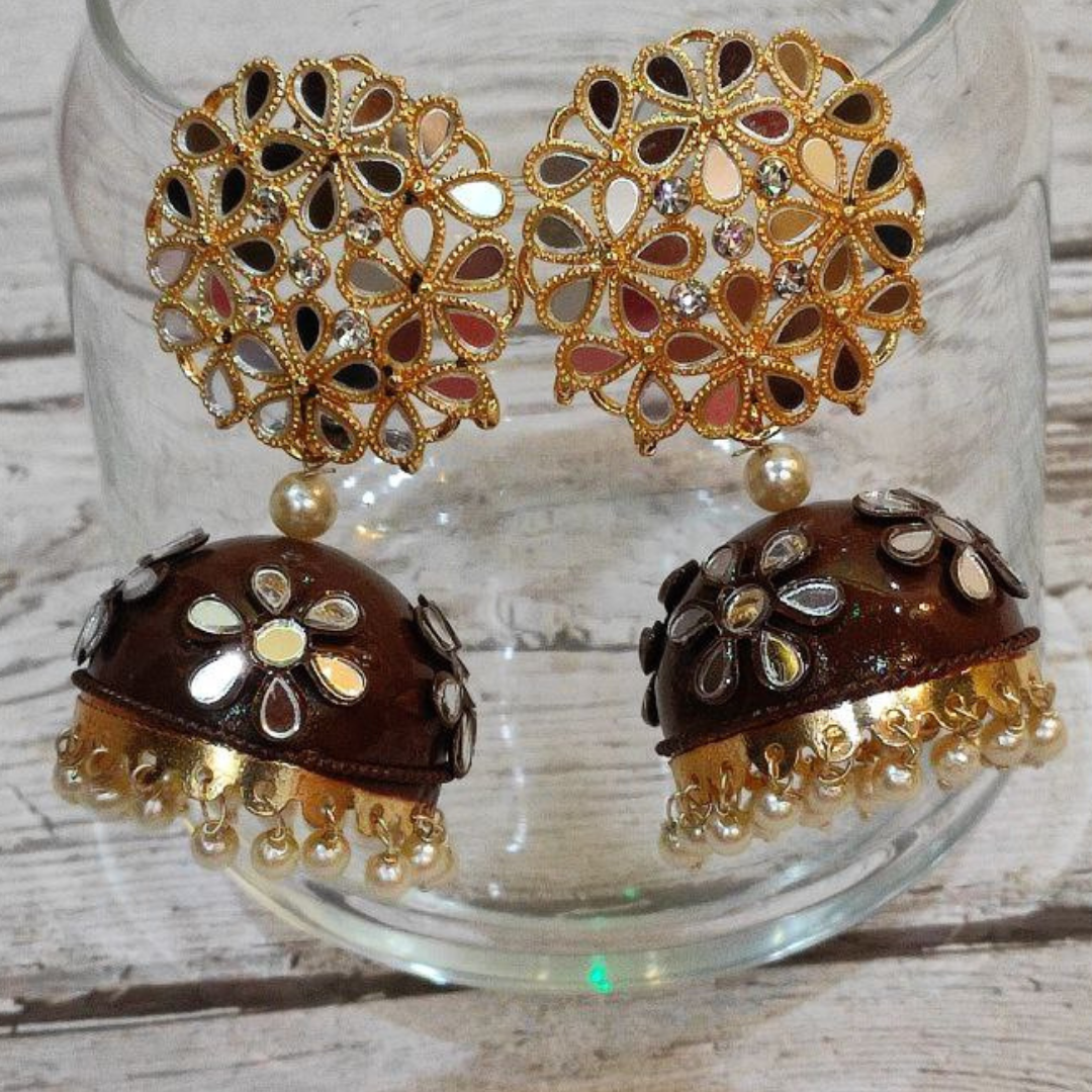 JAGMAG BROWN EARRING