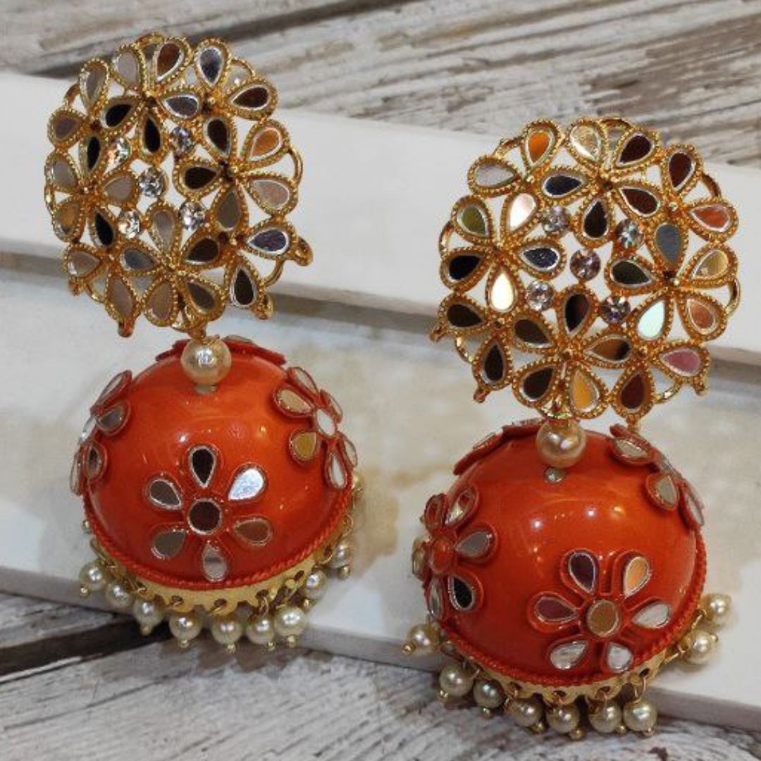 JAGMAG ORANGE EARRING