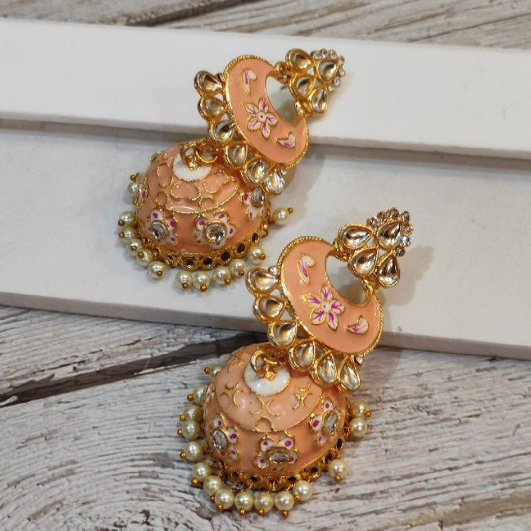 NAGMA PEACH JHUMKA