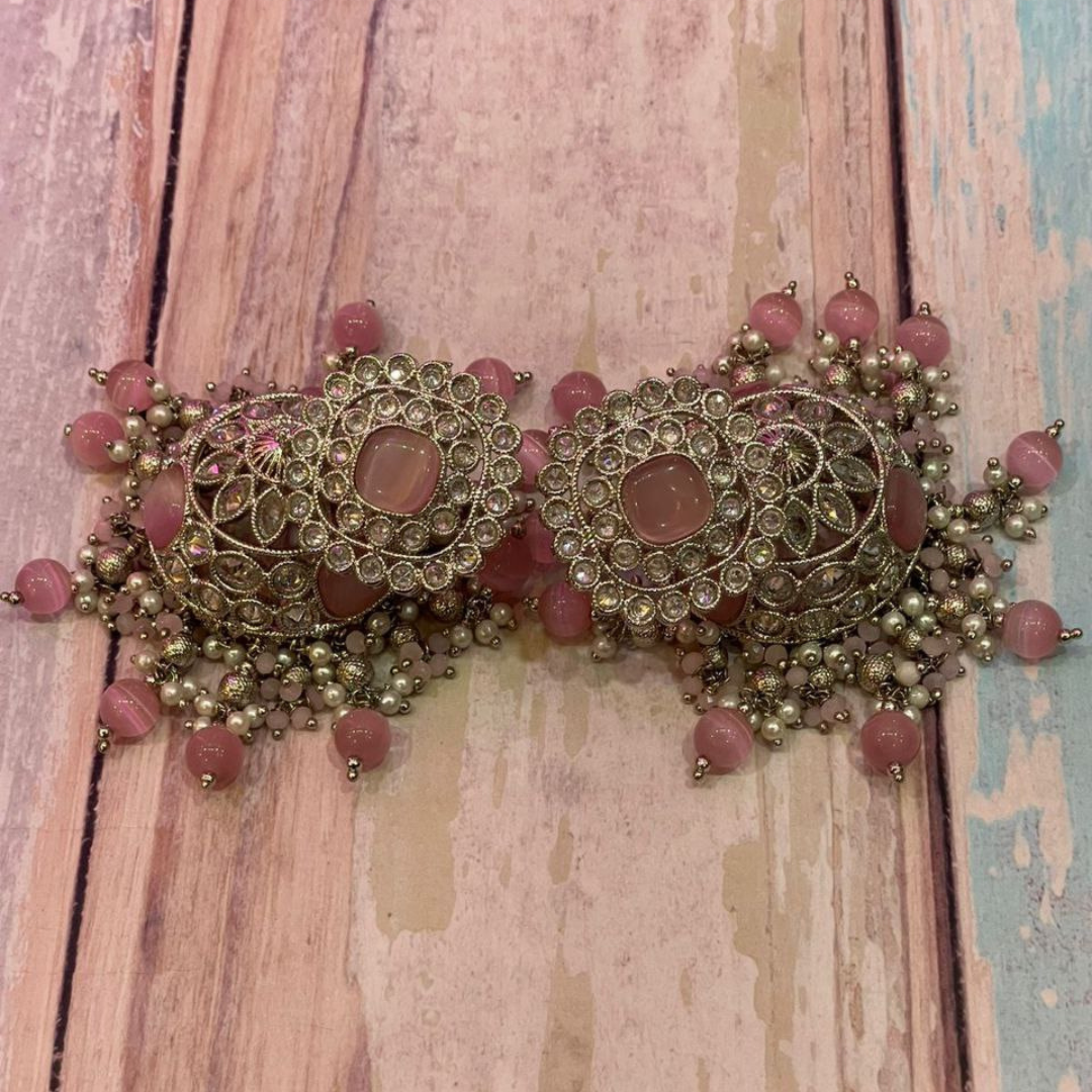 PINK RAJIYA (R) JHUMKA