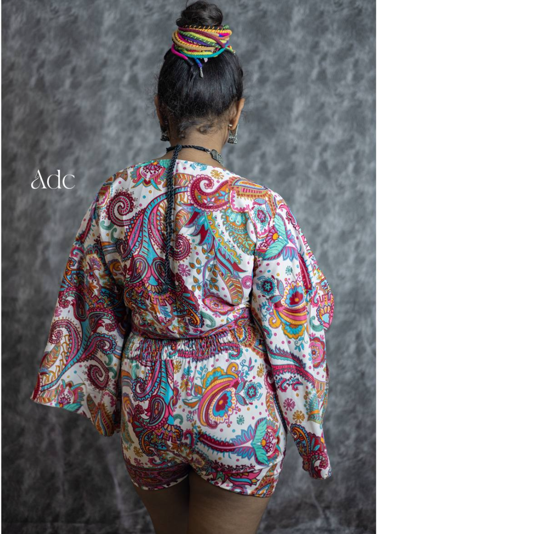 ANAYA RED MULTY DRESS