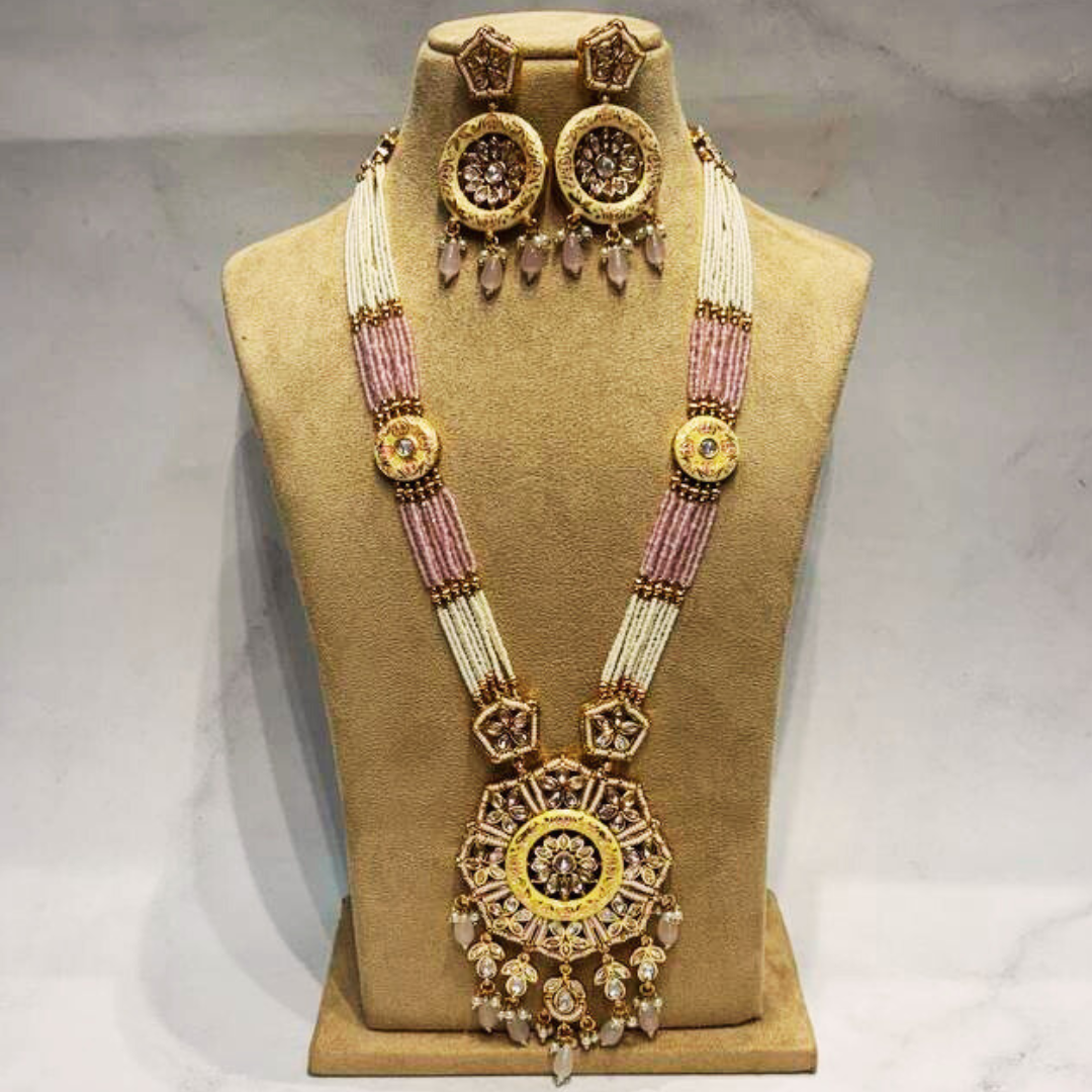 DEEKSHITA PINK NECKLACE
