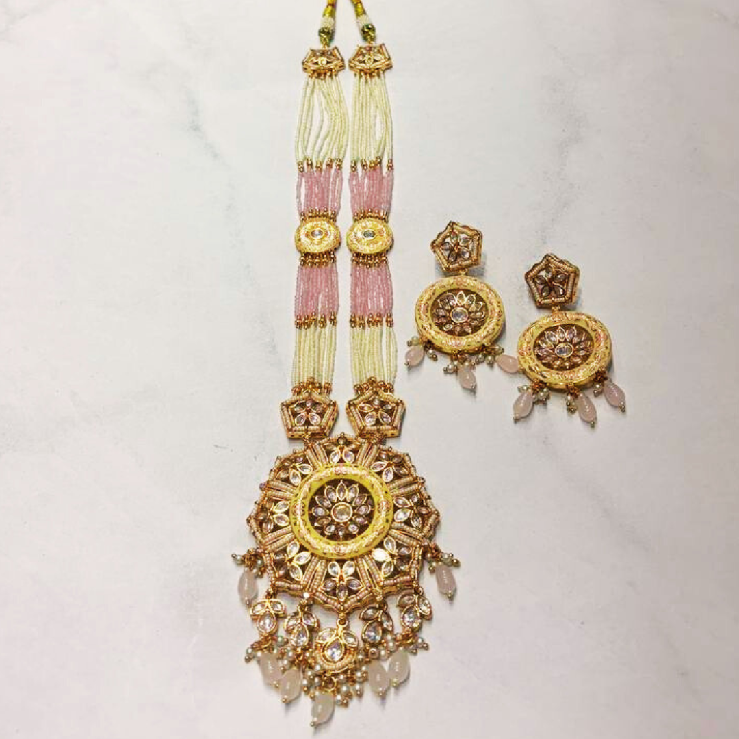 DEEKSHITA PINK NECKLACE