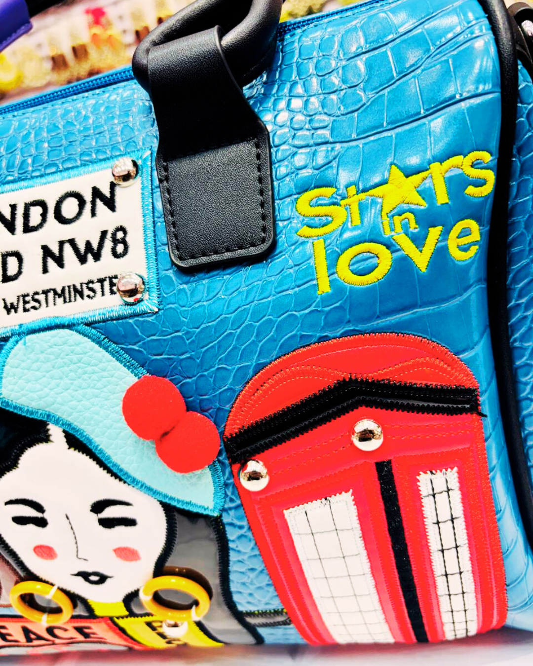 Turquoise Korean love bags