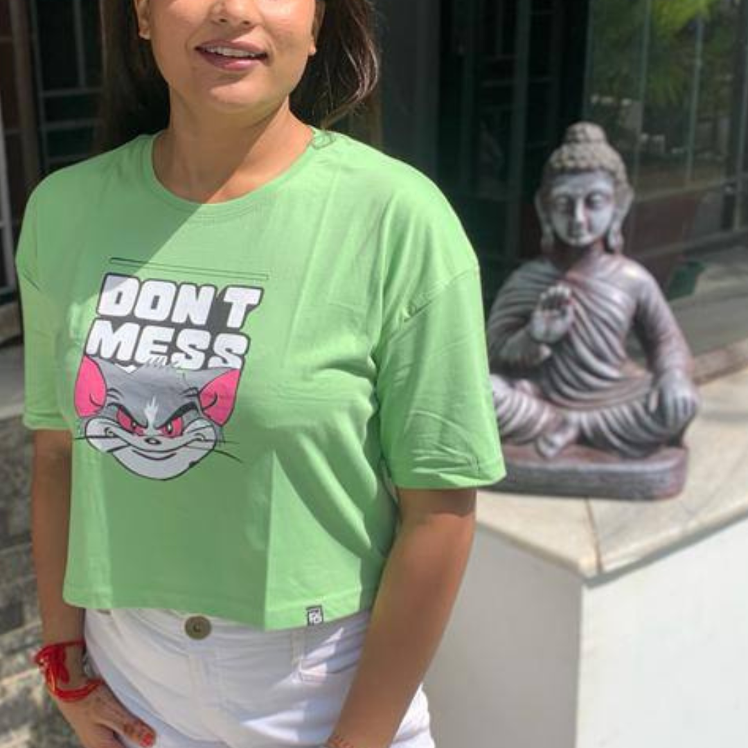 MARY DONT MESS CROP TOP