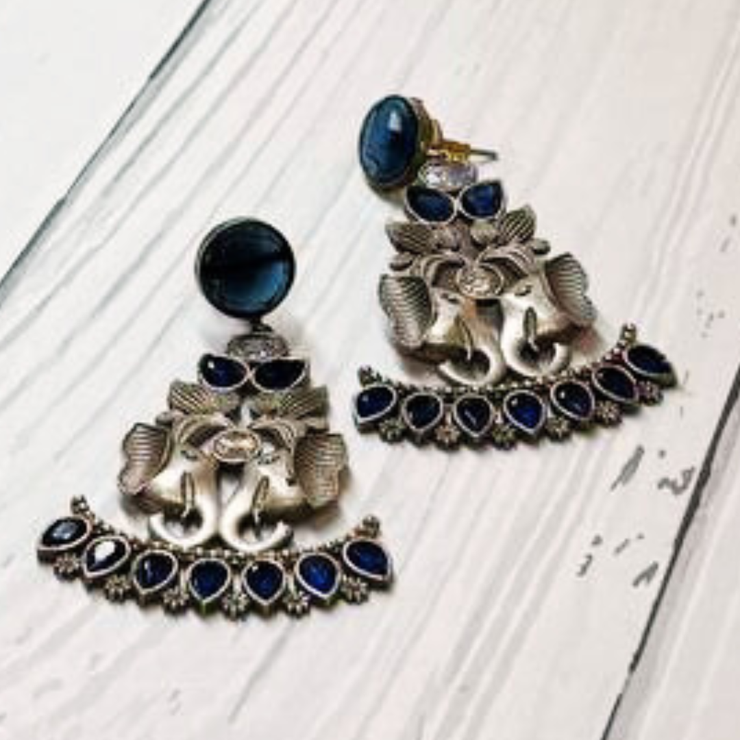 GAJKI ROYAL BLUE EARRING