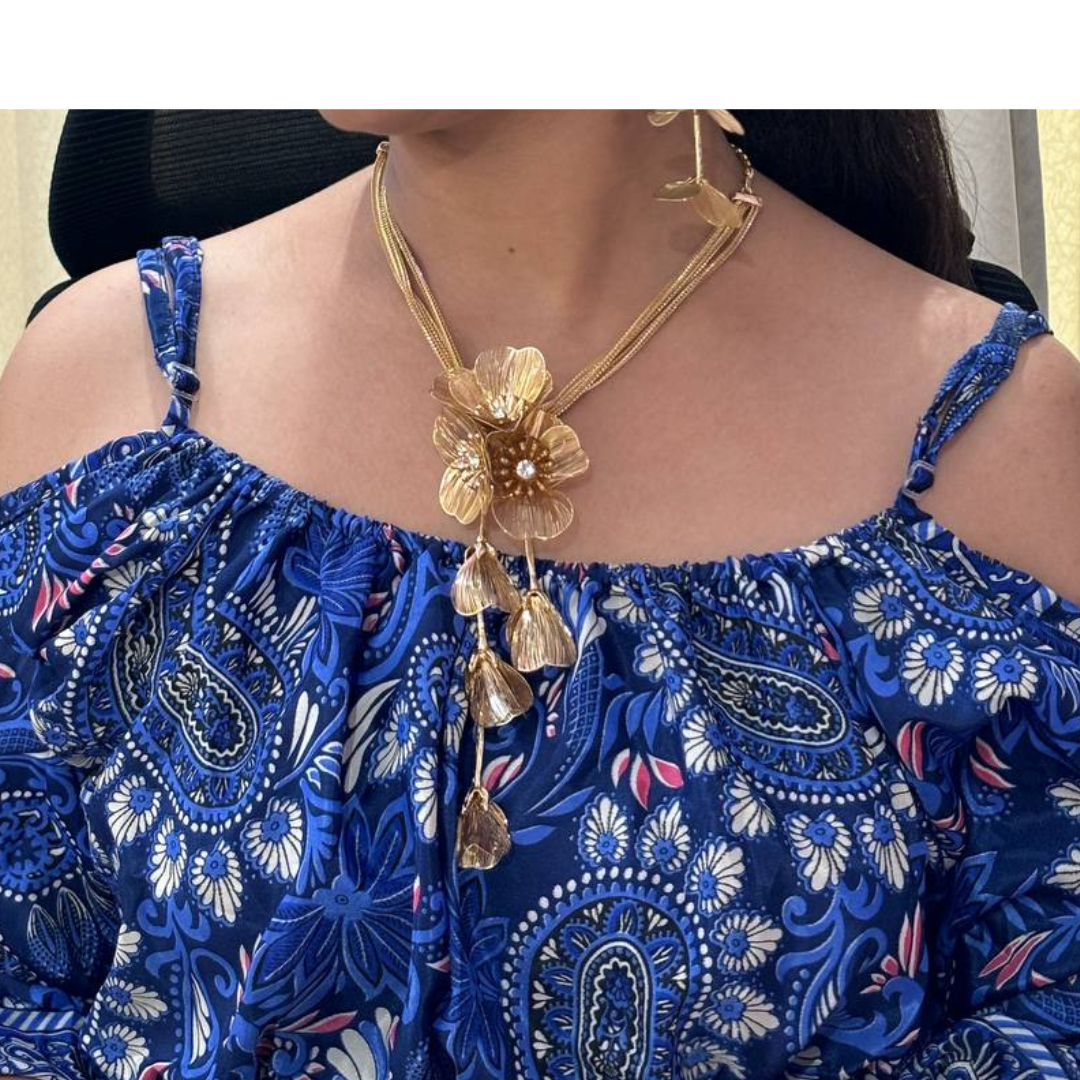 ZOHIRA FLOWER NECKLACE