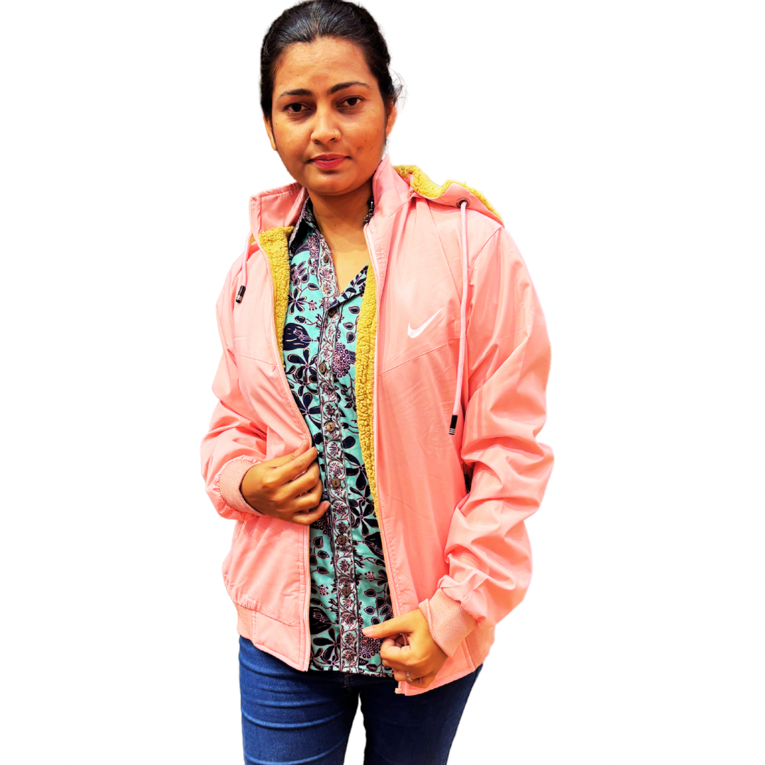 Sherpa peach jacket
