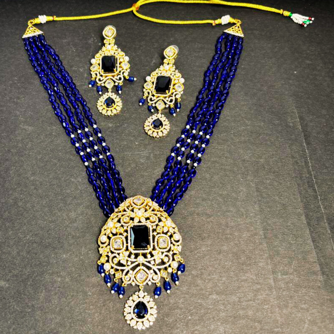 GANGEASH ROYAL BLUE(G) NECKLACE