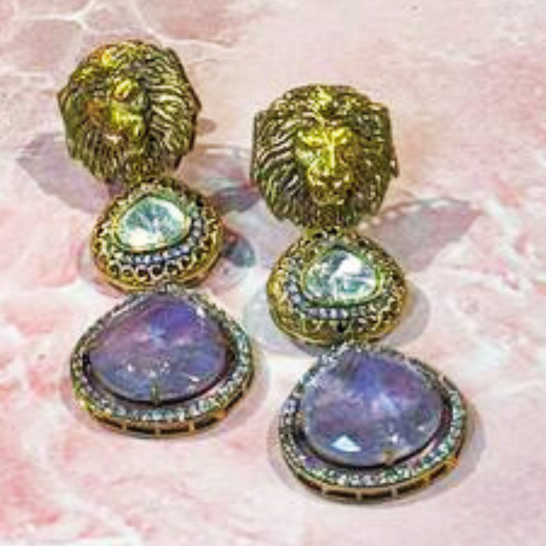 ROOH-LAVENDER EARRINGS