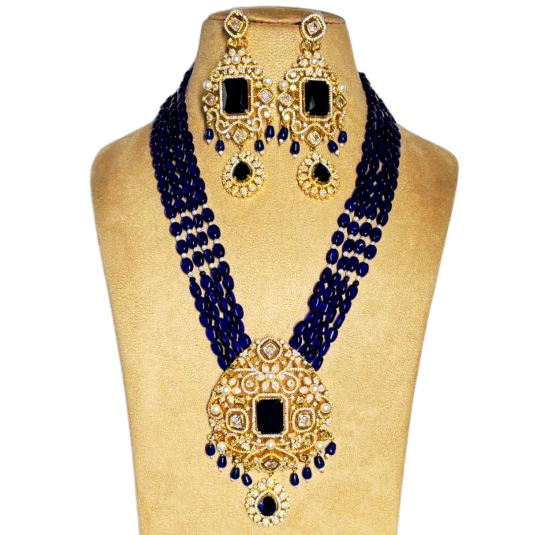 GANGEASH ROYAL BLUE(G) NECKLACE