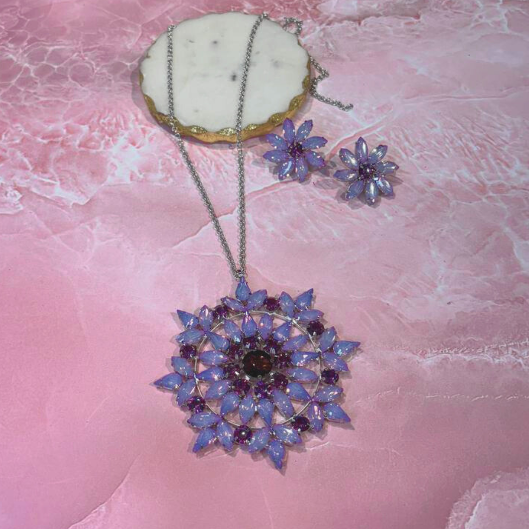 HEI-RAN LAVENDER NECKLACE