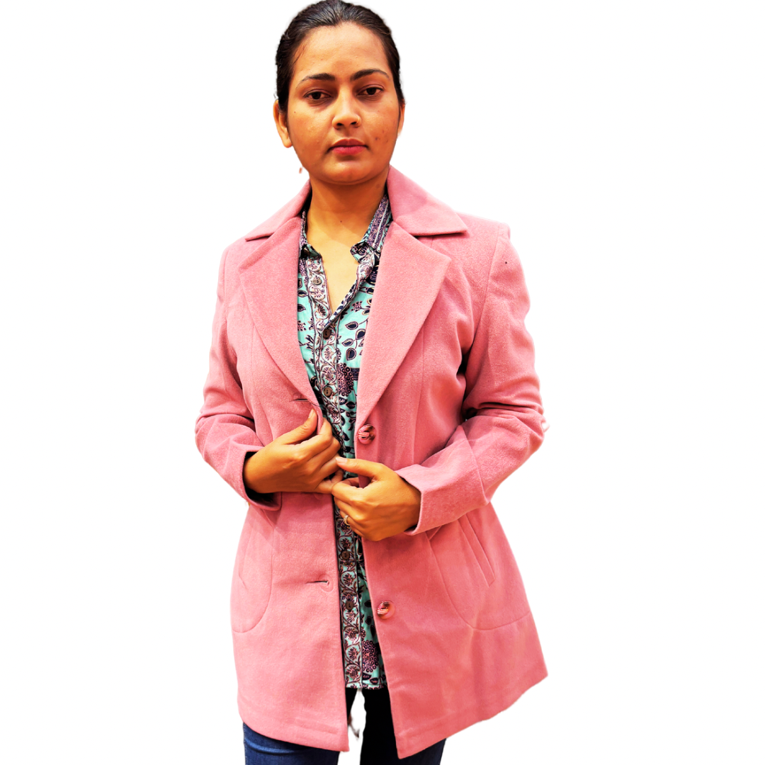 Pink miky coat