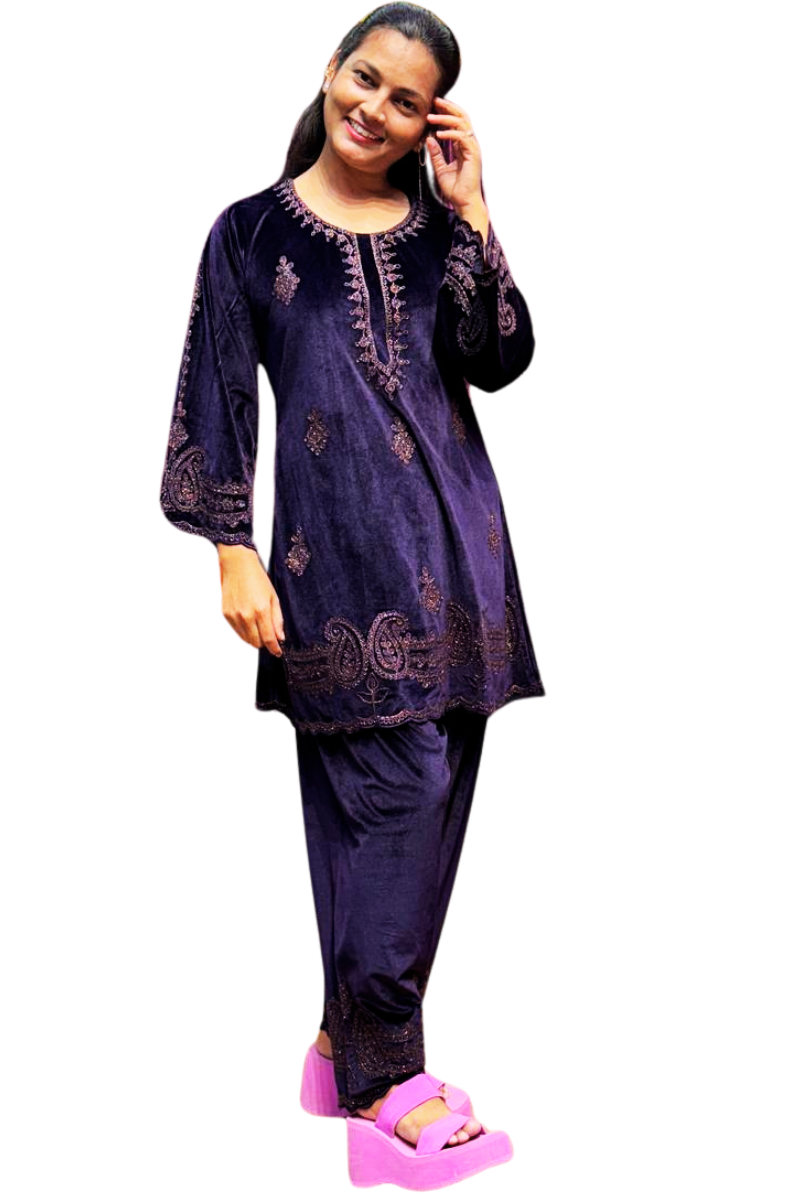 Lavender Hoorian co-ord set