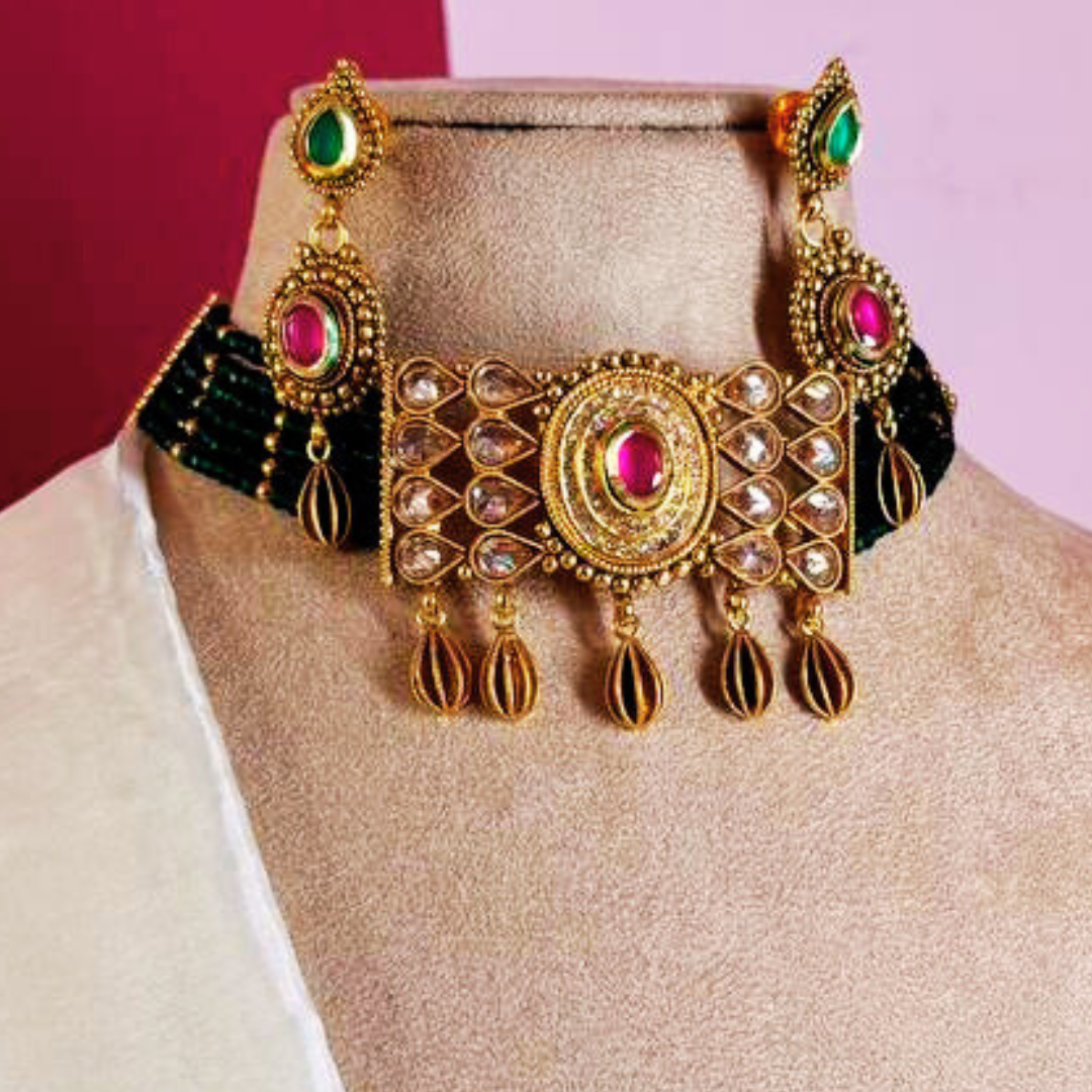 EASHWARI GREEN CHOKER