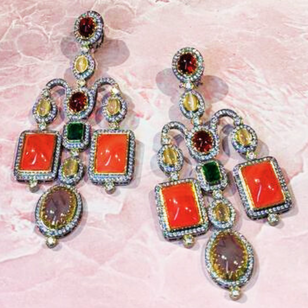 NAWABSHAHI RED-CO EARRINGS