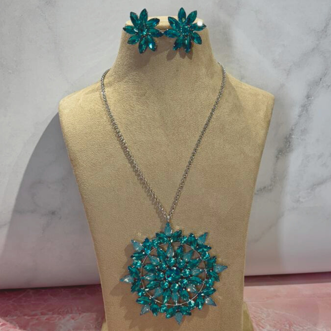 HEI-RAN AQUA NECKLACE