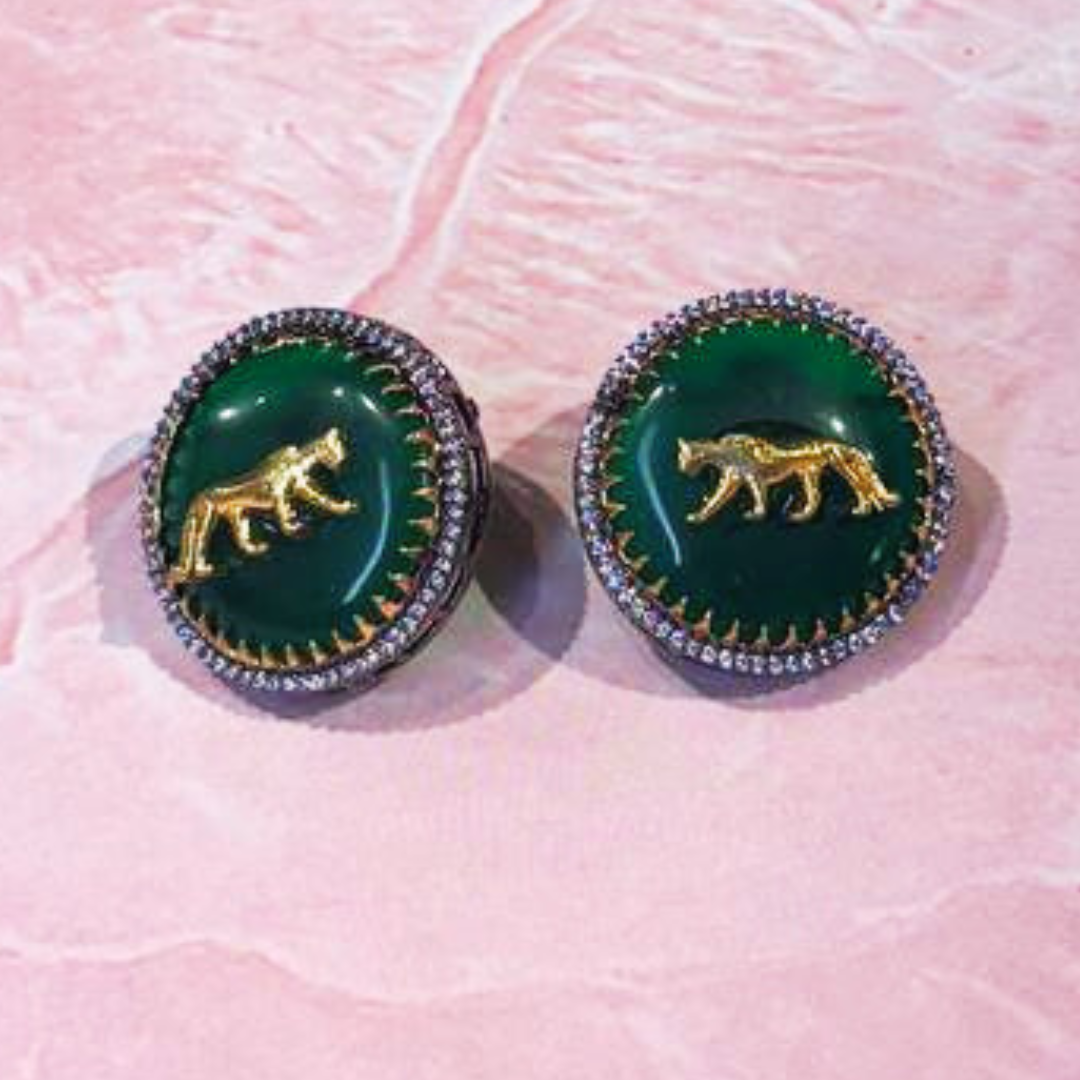 EMERALD SAANJH EARRING