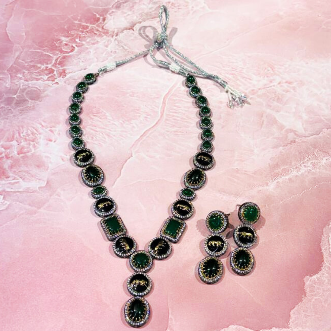 RAMBHA EMERALD NECKLACE