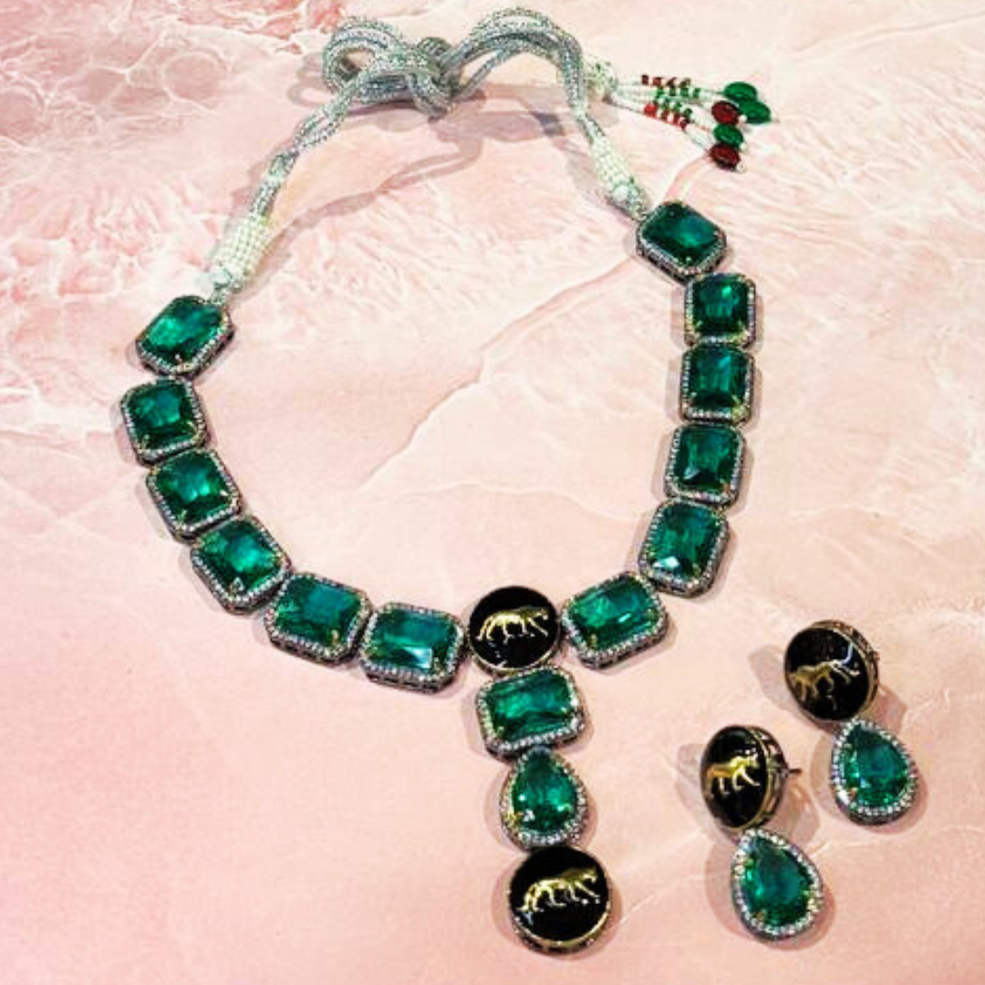 SANGINI GREEN NECKLACE