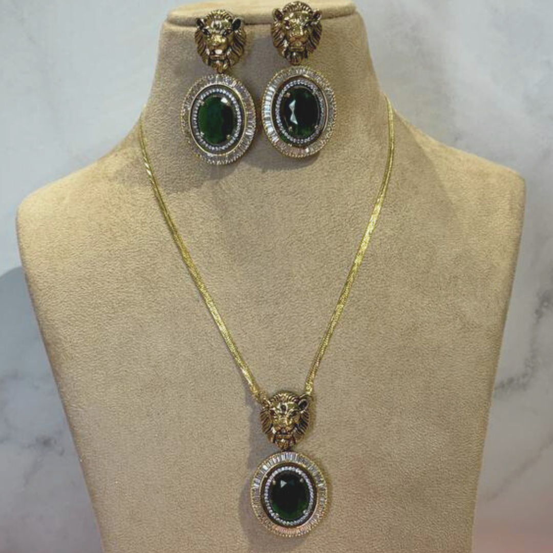 HERMIONE EMERALD NECKLACE