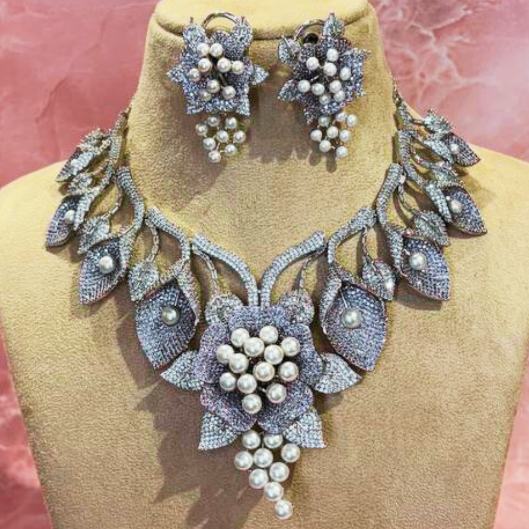 LAVENDER LILLY JEWELLERY SET