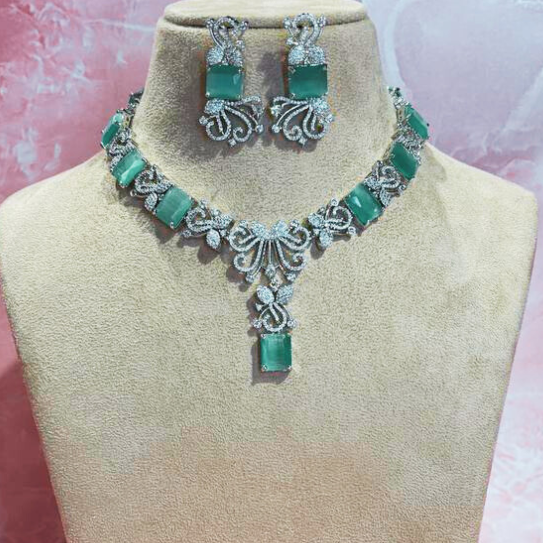 SHINEY FLY TURQUOISE JEWELLERY SET