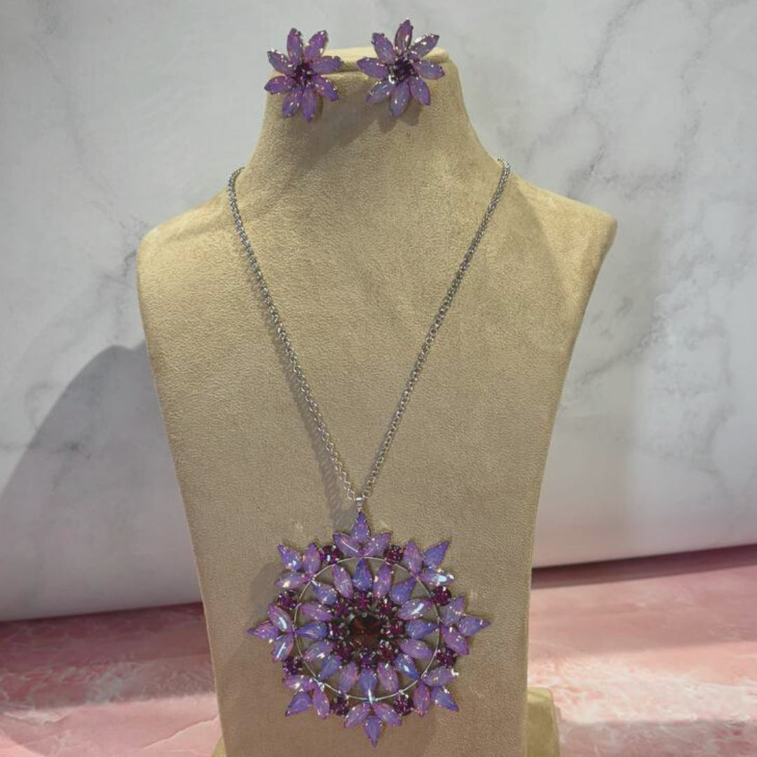 HEI-RAN LAVENDER NECKLACE