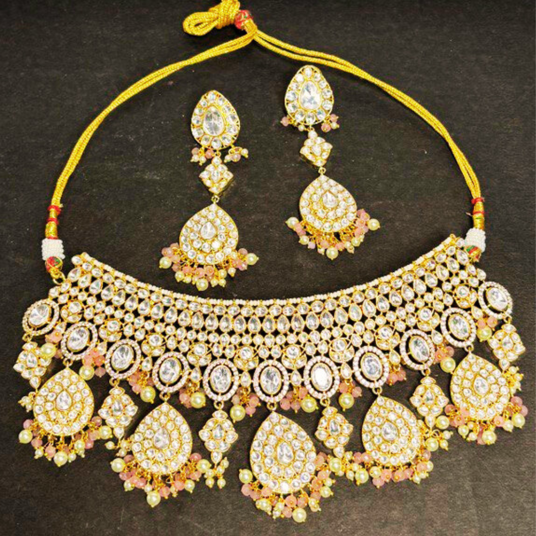 NAAZ PINK TYANI NECKLACE