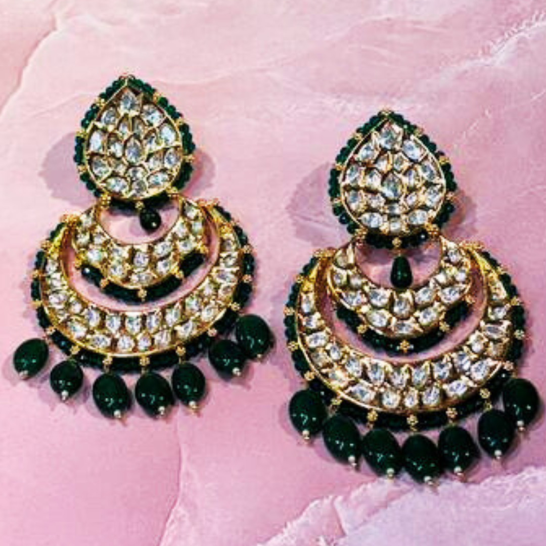 MALIKA-E-HUSAN GREEN CHANDBALIAN