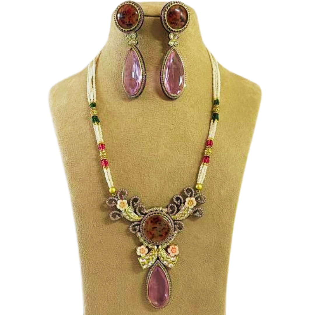 KESHVI VOILET NECKLACE