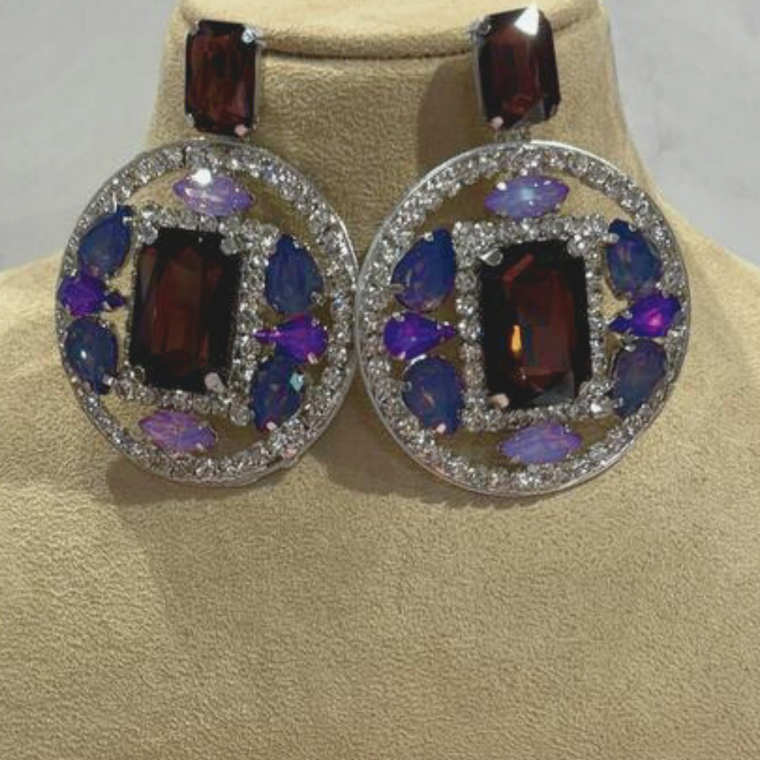 HAE PURPLE EARRING