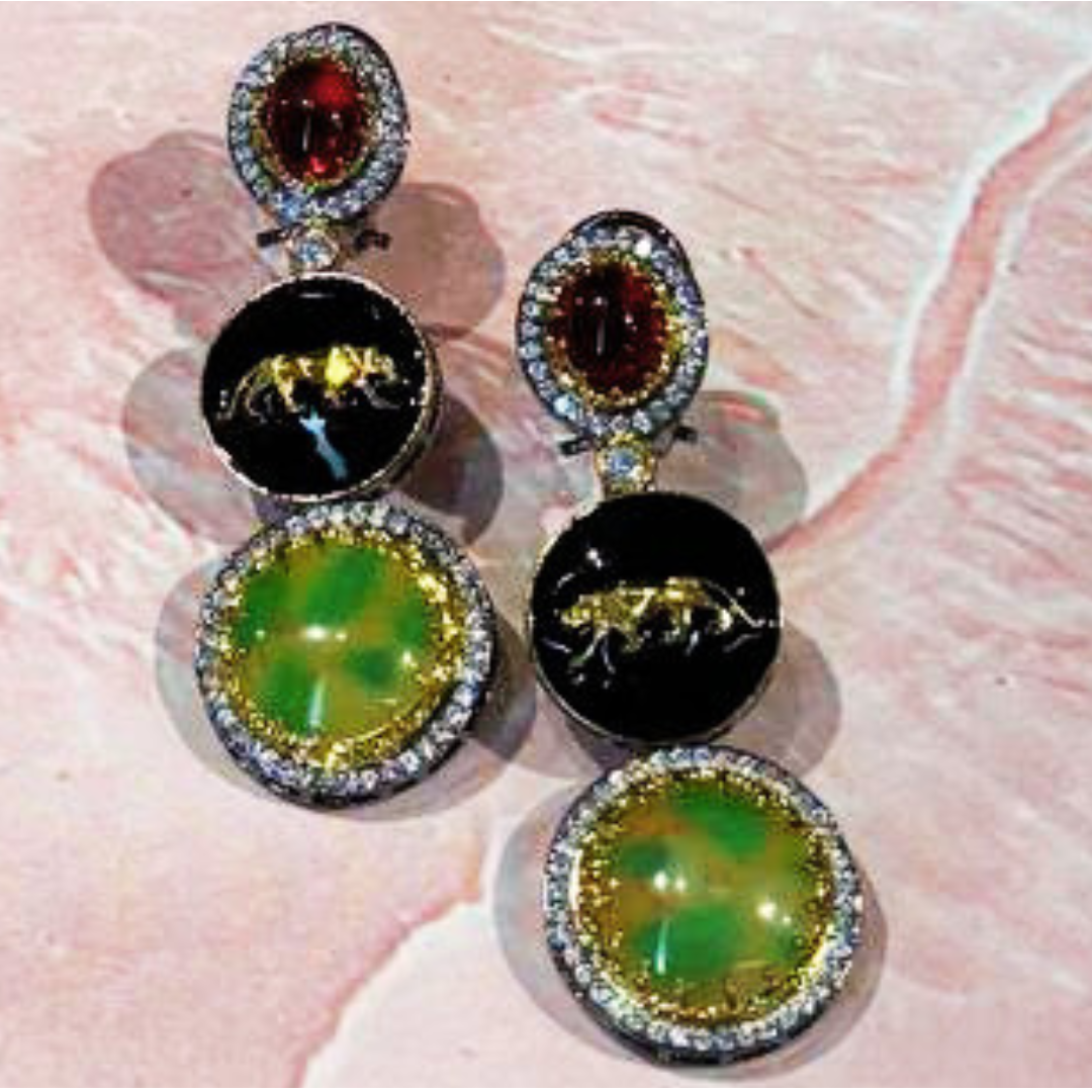 MOHE RED EARRING