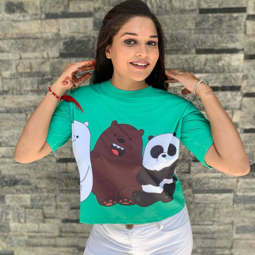 MARY T-SHIRT CROP TOP