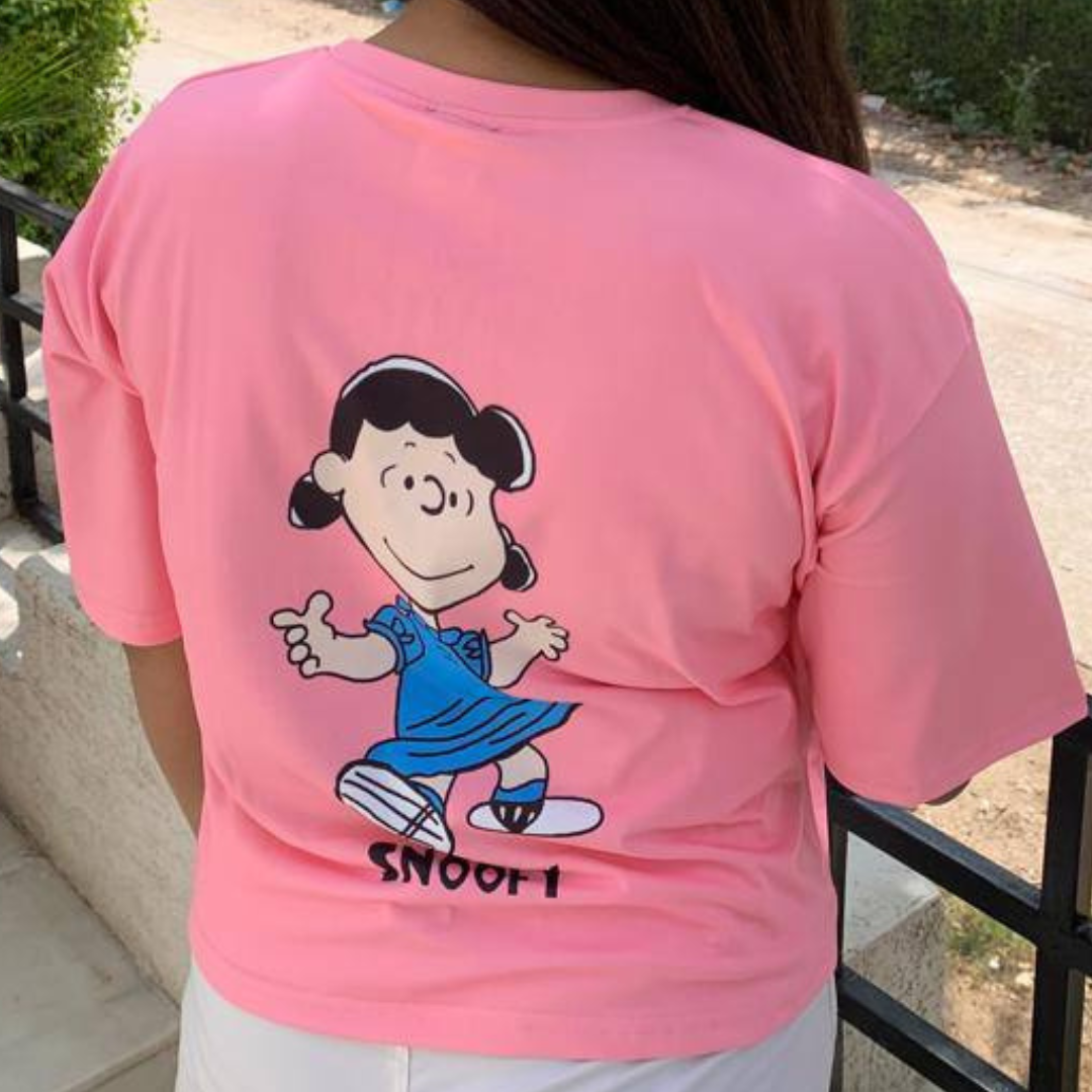 MARY SALMON T-SHIRT CROP TOP