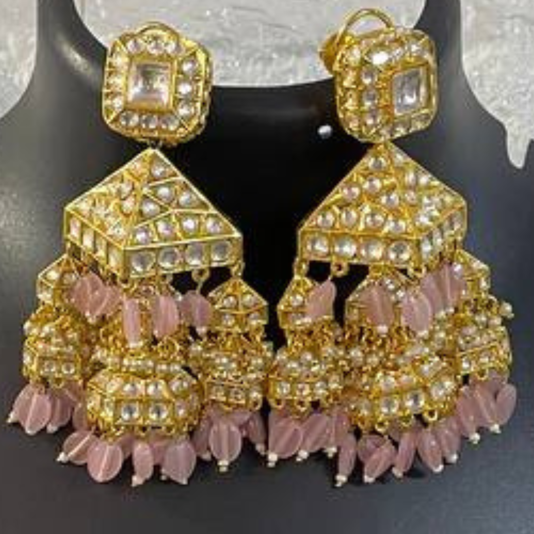 PURNIMA PINK EARRINGS