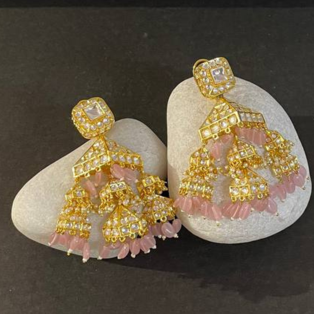 PURNIMA PINK EARRINGS