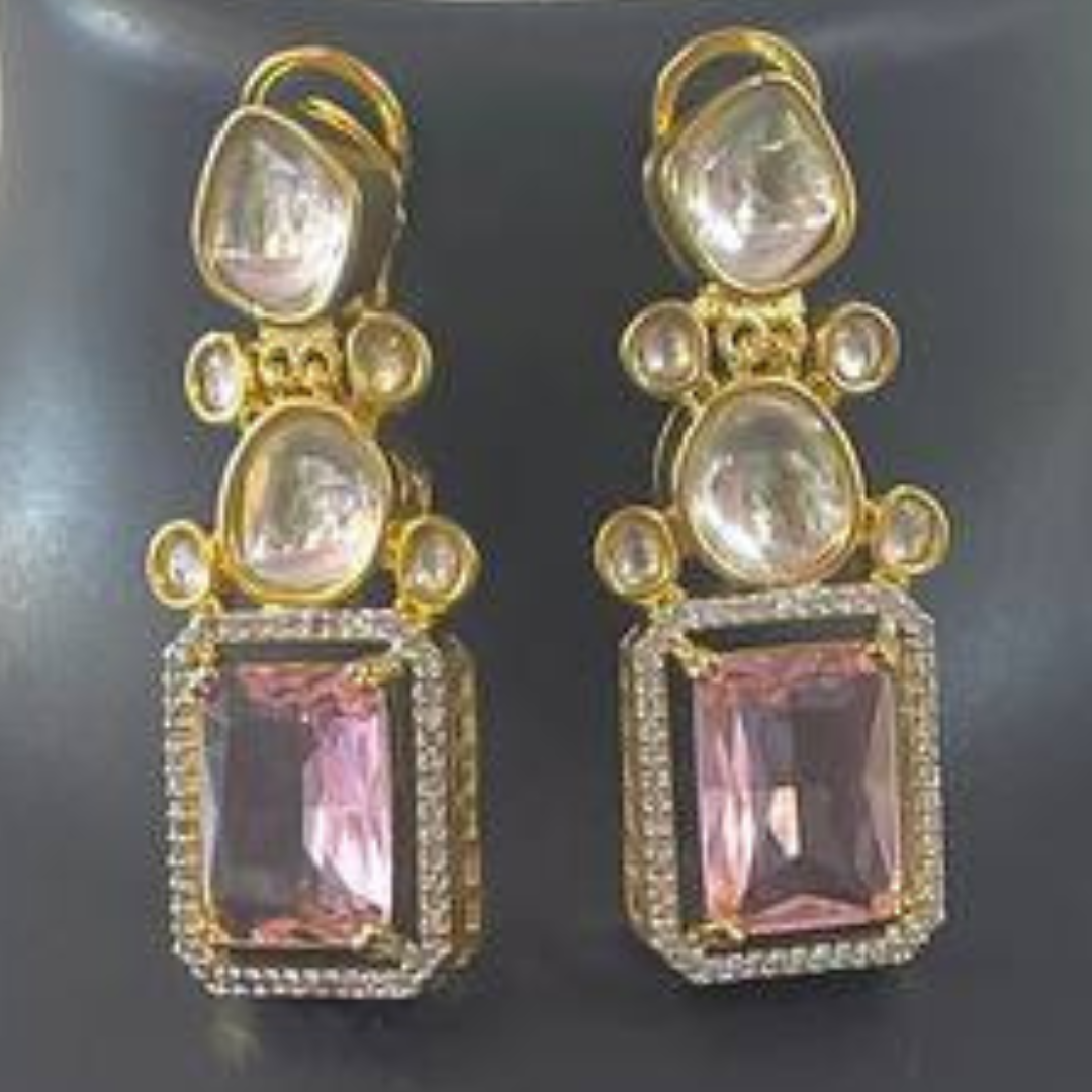 PINK ORLOV EARRINGS