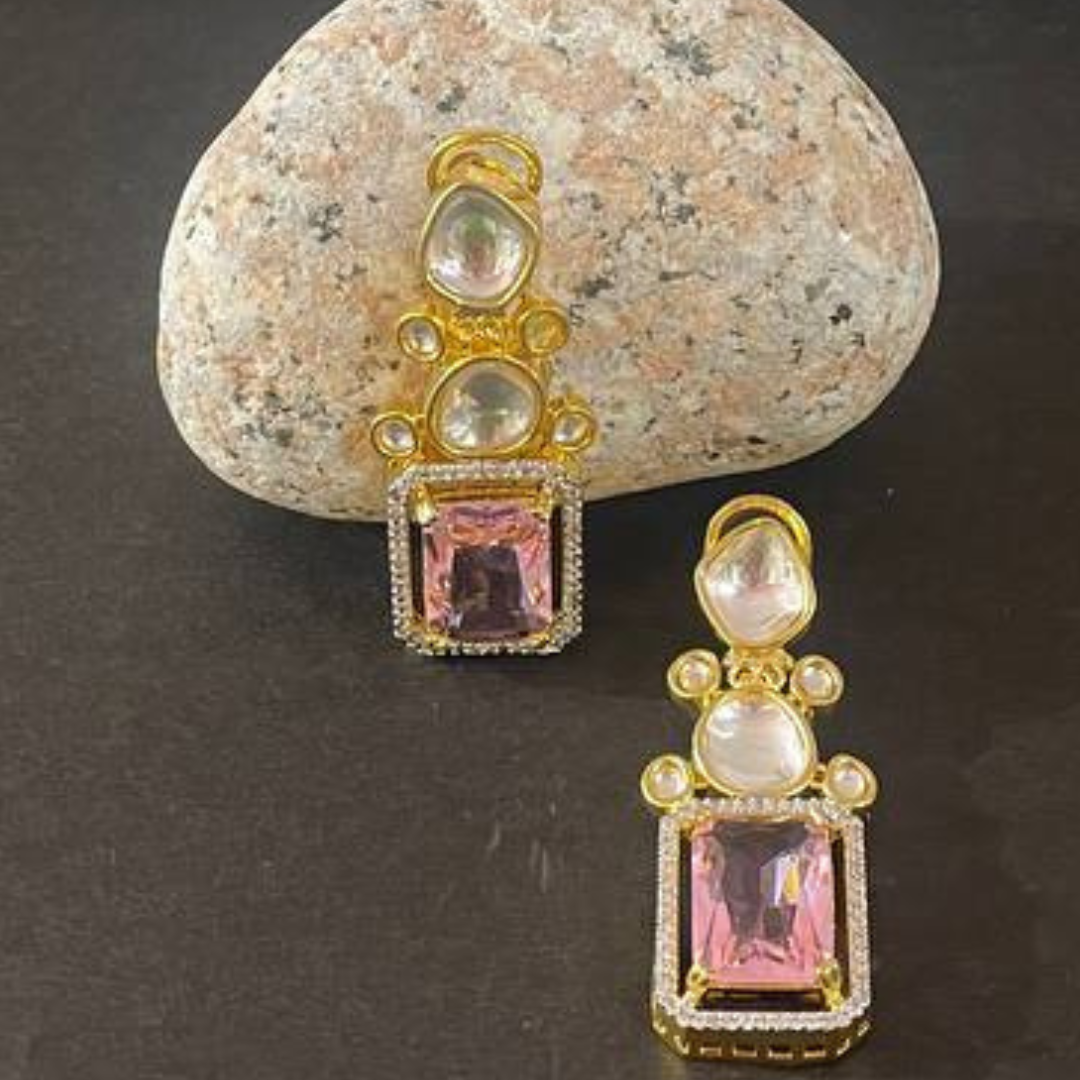 PINK ORLOV EARRINGS