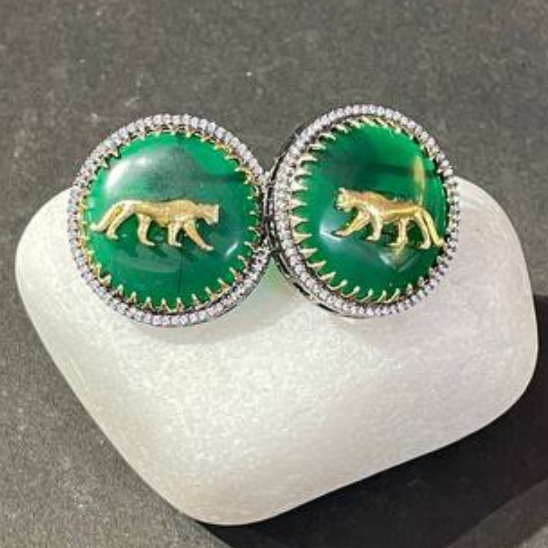 EMERALD SAANJH EARRING
