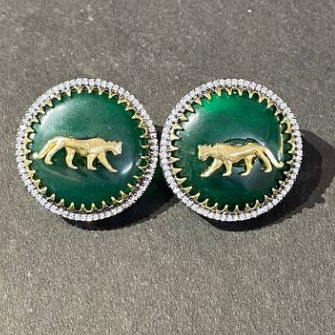 EMERALD SAANJH EARRING