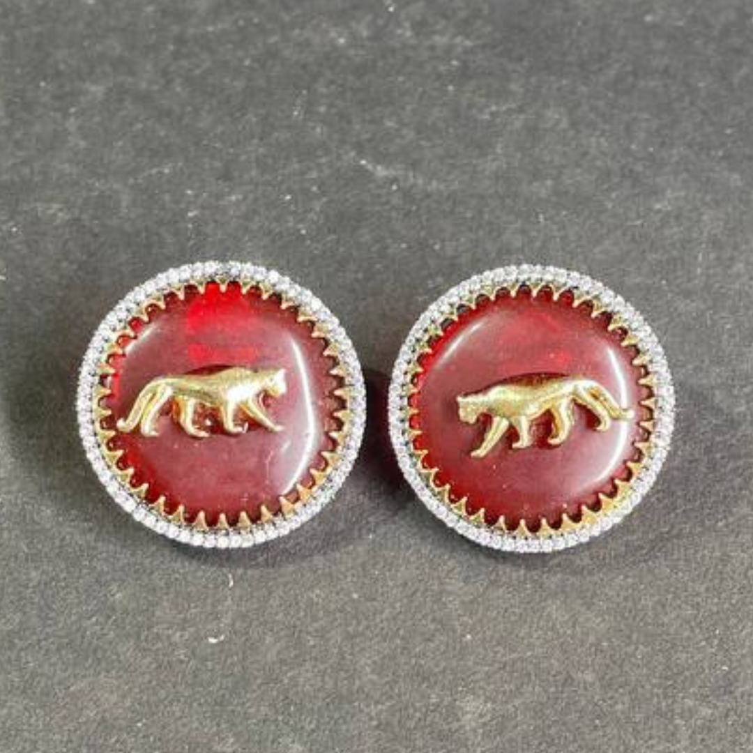 RED SAANJH EARRING
