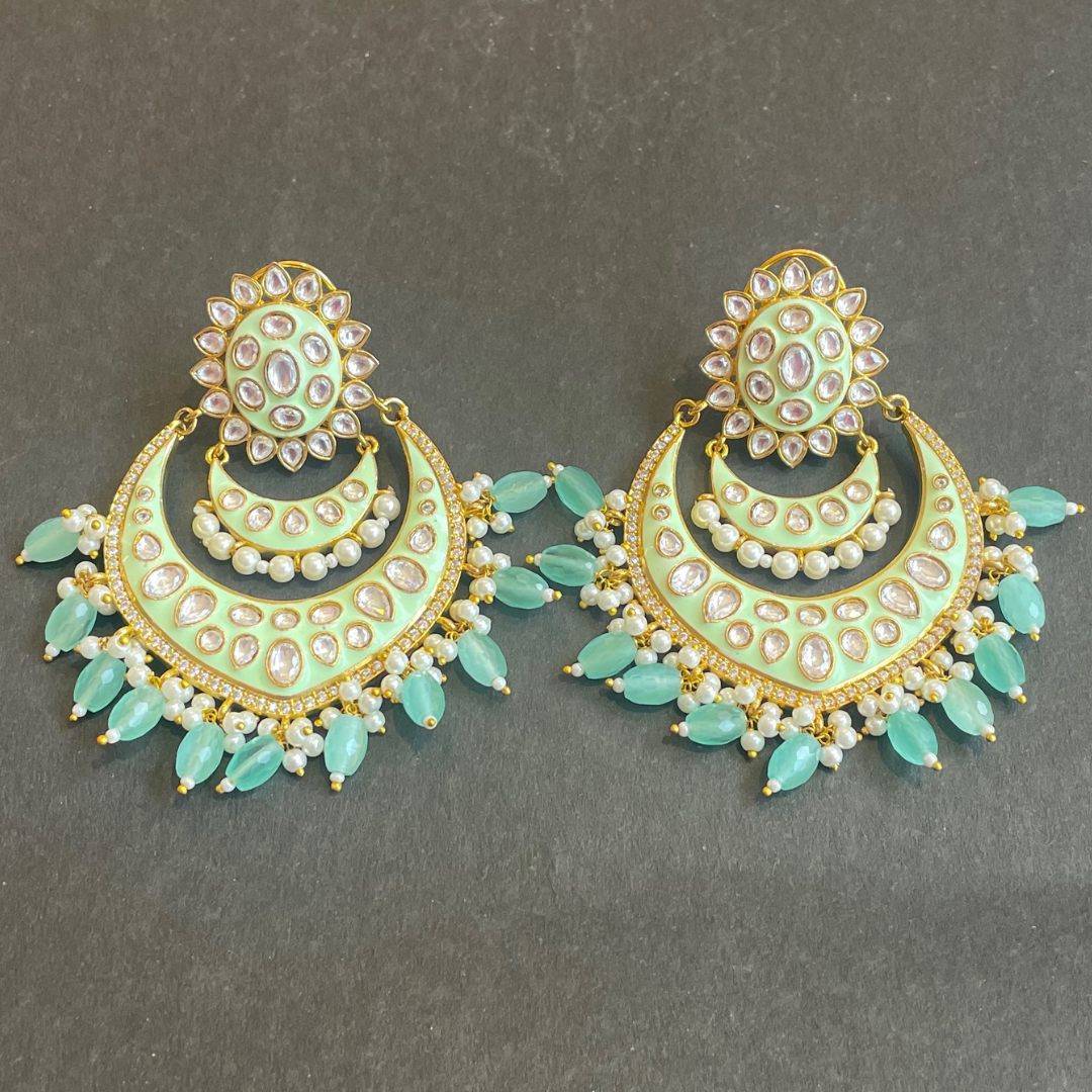 PISTA SURYA CHANDBALI EARRINGS