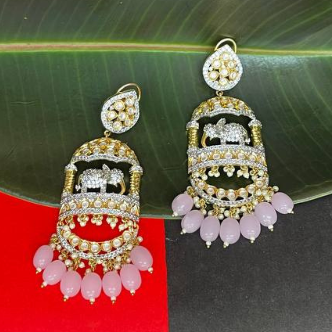GAJSHAHI PINK EARRINGS