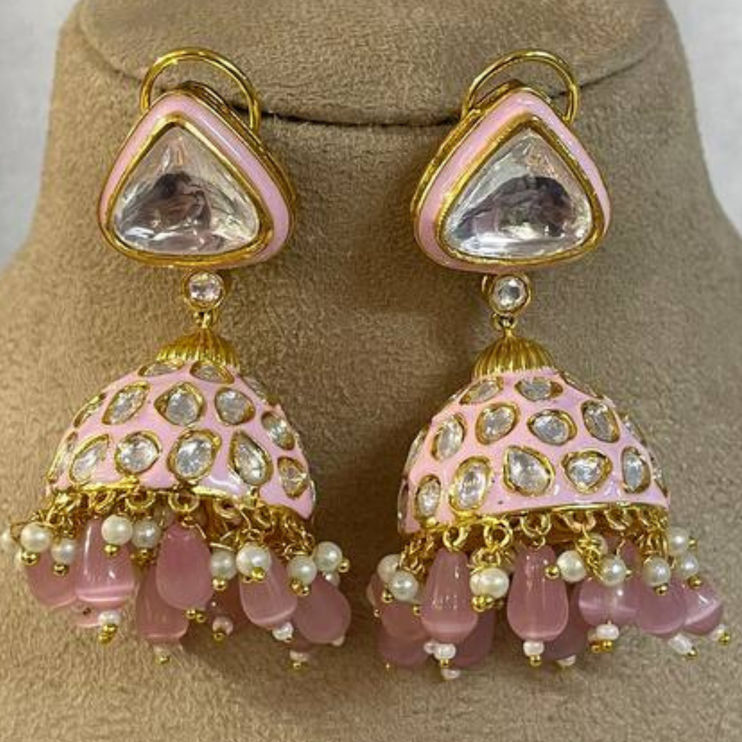 PINK HEER JHUMKI