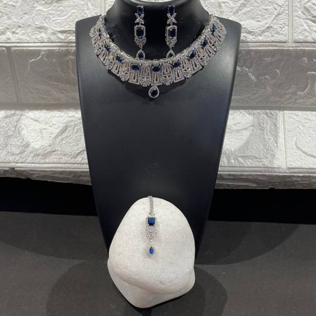 BAHARA BLUE JEWELLERY SET