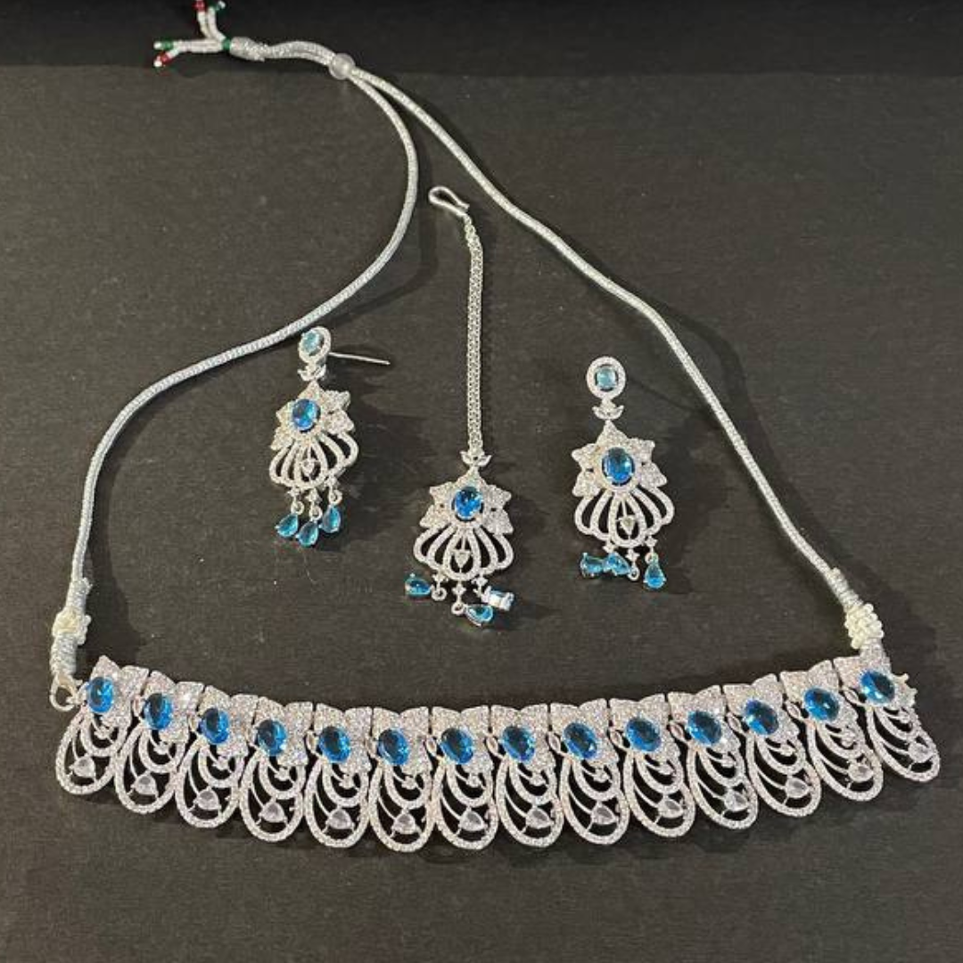 RICHAL AQUA JEWELLERY SET