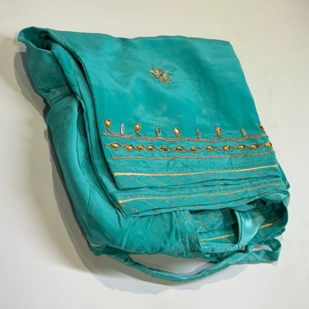 TURQUOISE SHAAN RAJPUTI DRESS